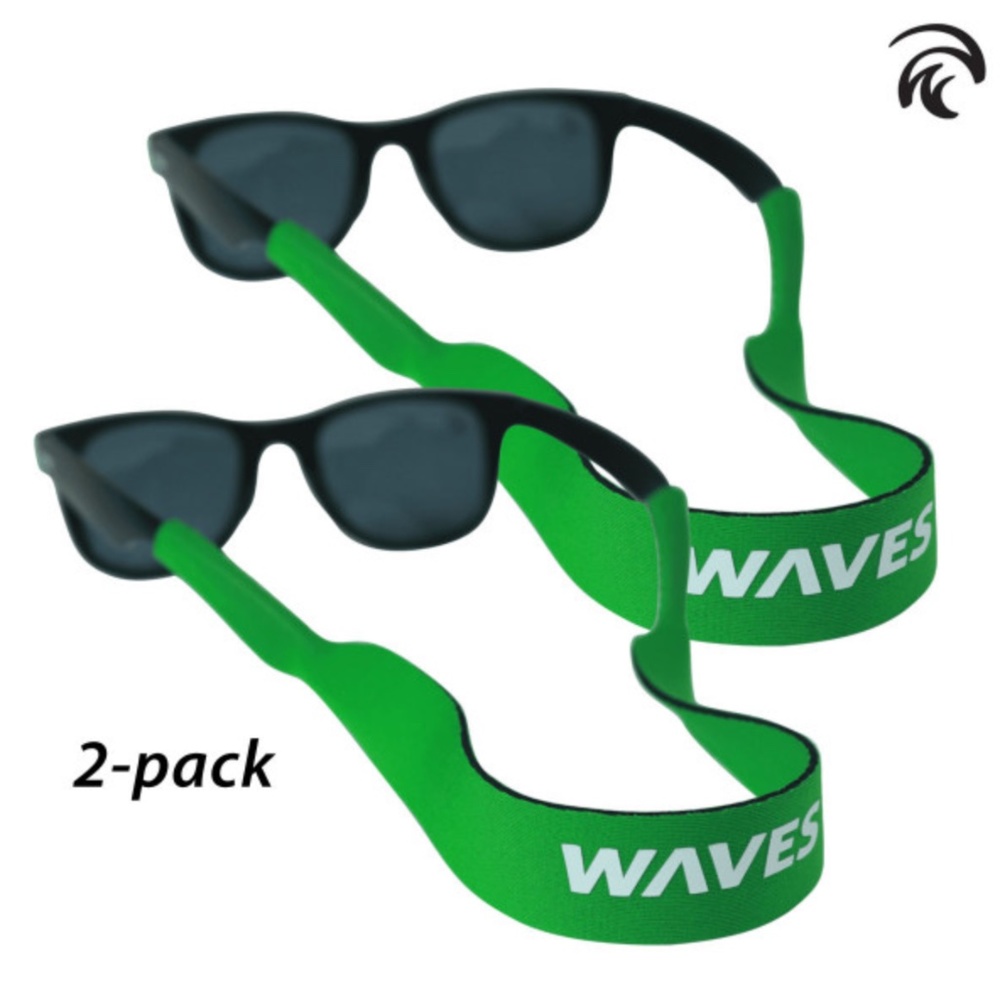2-Pack: Waves Sunnies Sunglasses and Eyewear Strap